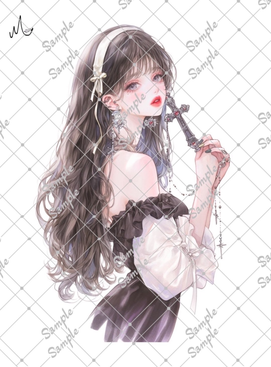 原创人物贴纸 8月新品 - 贴纸 - 纸 