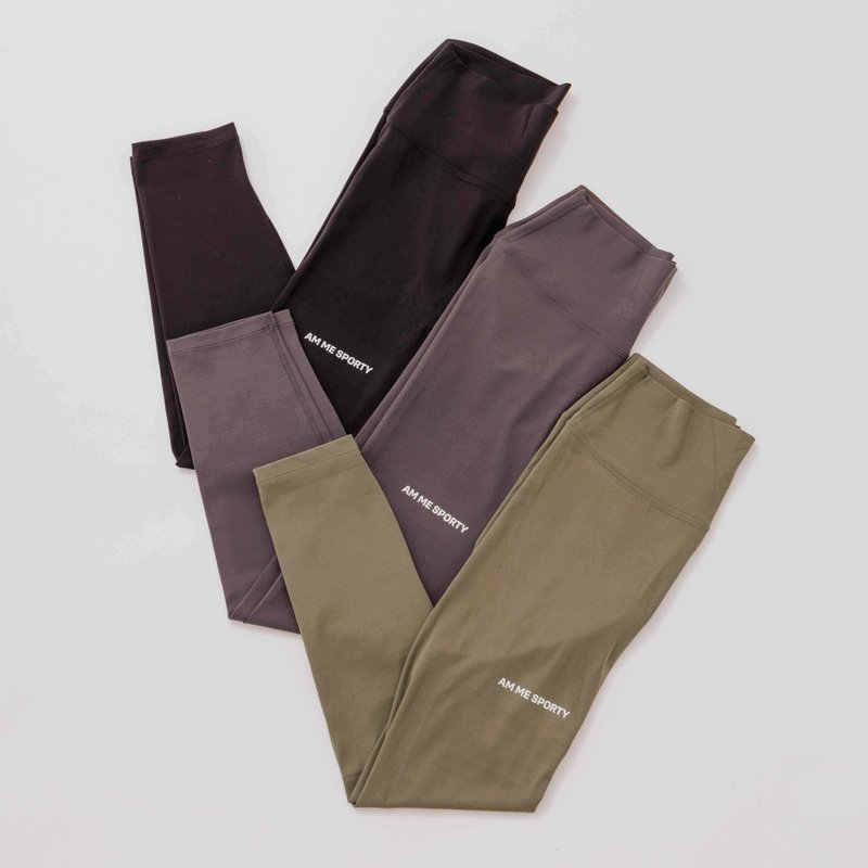 AM ME No limit高弹LYCRA裸感抑菌无T字运动裤 - 女装运动裤 - 尼龙 多色