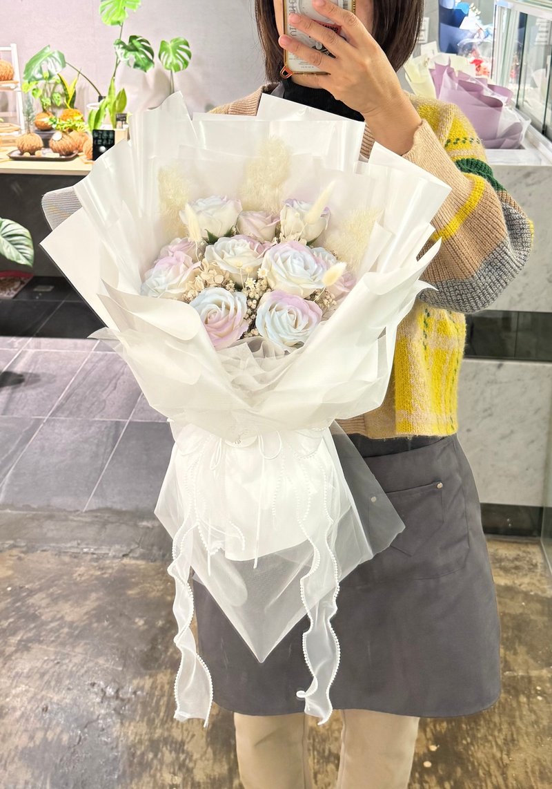 香氛花束 花束 玫瑰花 - 干燥花/捧花 - 植物．花 