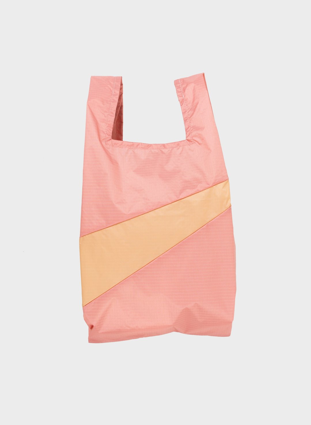 Shopping Bag, Try &amp; Select 防泼水轻量提袋 粉红/米 - 手提包/手提袋 - 尼龙 粉红色