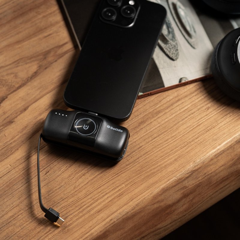 Type-C Hammer 小榔头多功能轻巧万用行动电源-黑色 有标示wh - 充电宝/传输线 - 其他材质 黑色