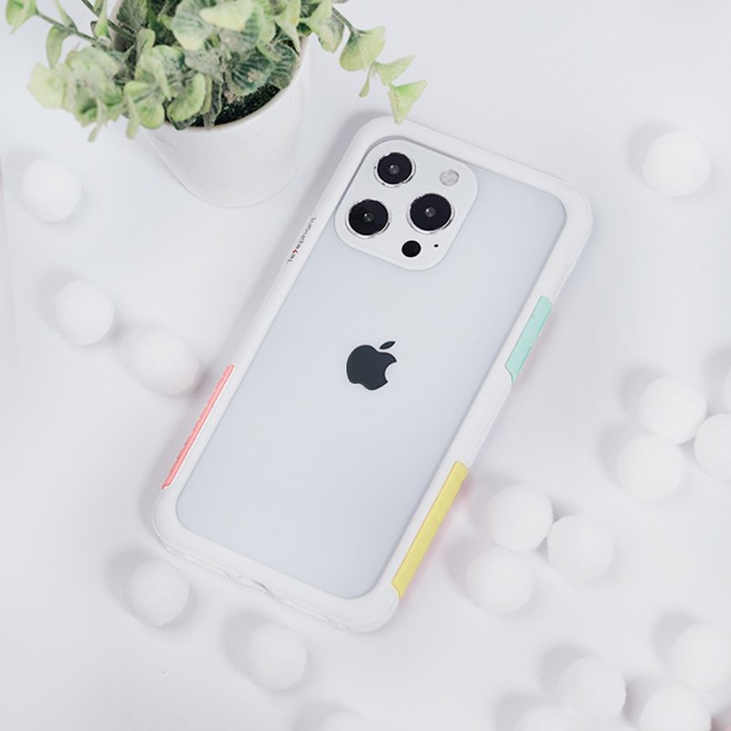 送品牌挂绳 iPhone 13 系列 NMD抗污防摔手机壳-棉花糖 - 手机壳/手机套 - 塑料 白色