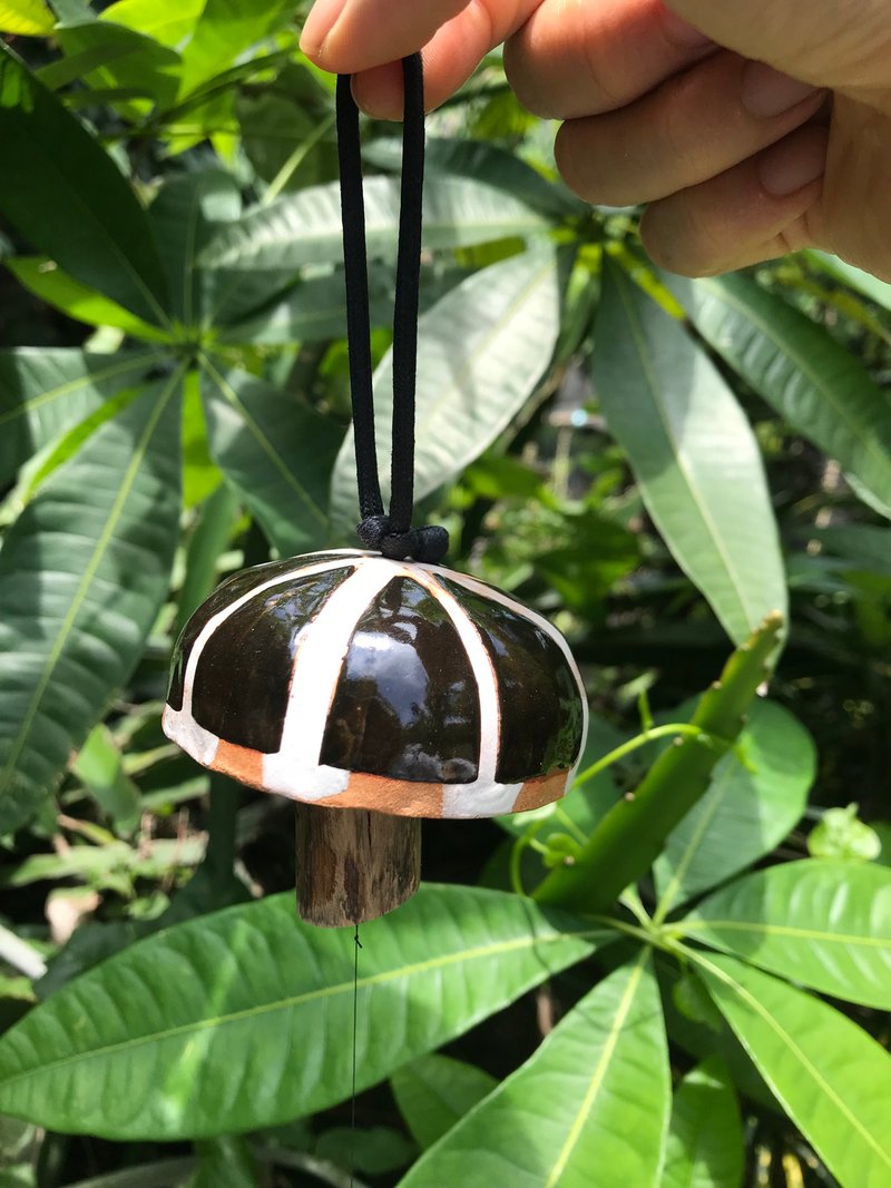 龙眼伞/日式风铃 纪念 蘑菇 窗 店门口 欢迎光临 - 摆饰 - 陶 咖啡色