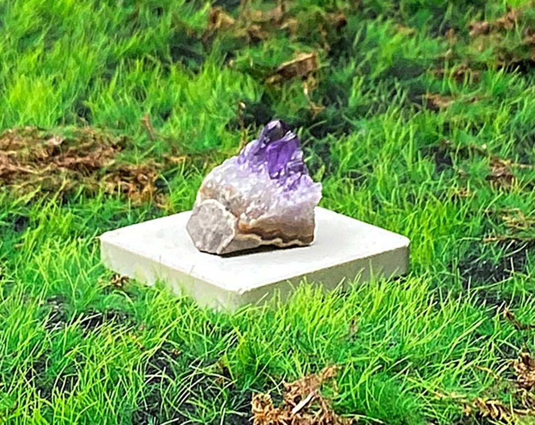 能量摆饰-天然原矿紫晶簇 小宝石造型晶簇 财运水晶 快速出货 - 摆饰 - 水晶 紫色