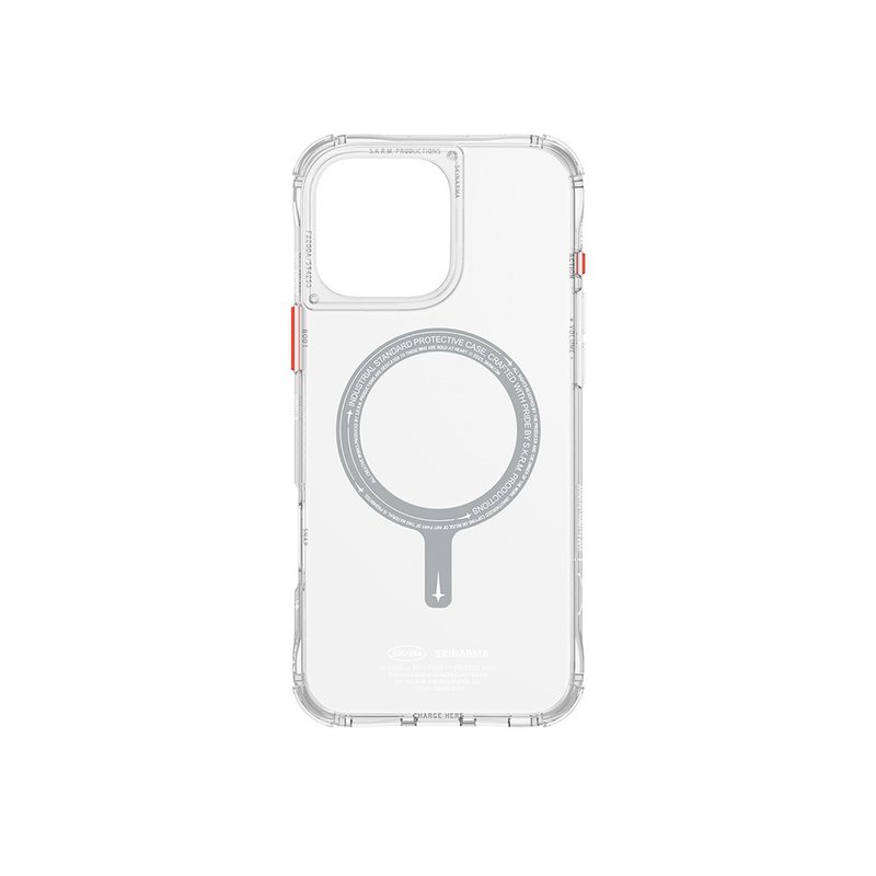 iPhone 16系列 Saido低调风格磁吸防摔手机壳 附扣具-透明 - 手机壳/手机套 - 其他材质 透明