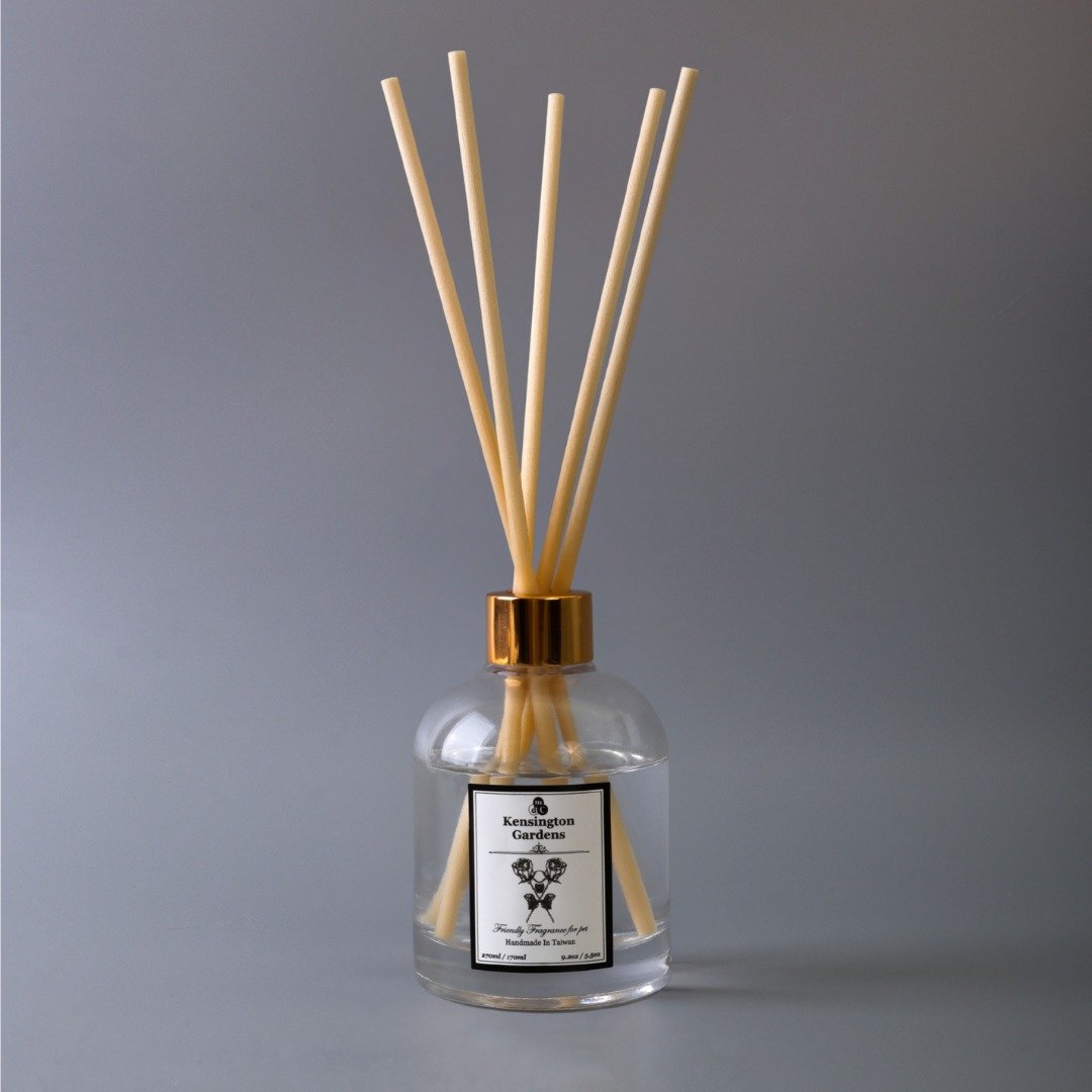 天然精油 - 宠物友善扩香-Kensington Gardens (温暖乳香与玫瑰) - 香薰/精油/线香 - 玻璃 多色