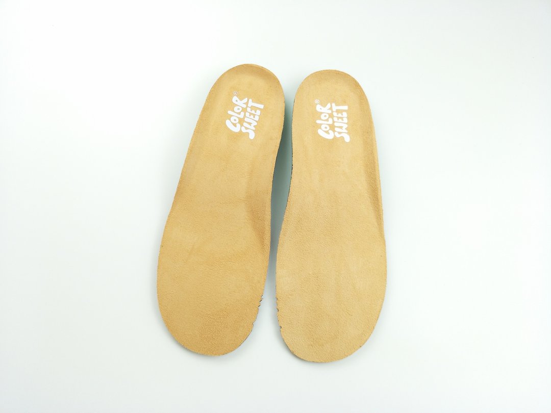 Color-舒适鞋垫 - 女款休闲鞋 - 海绵 卡其色
