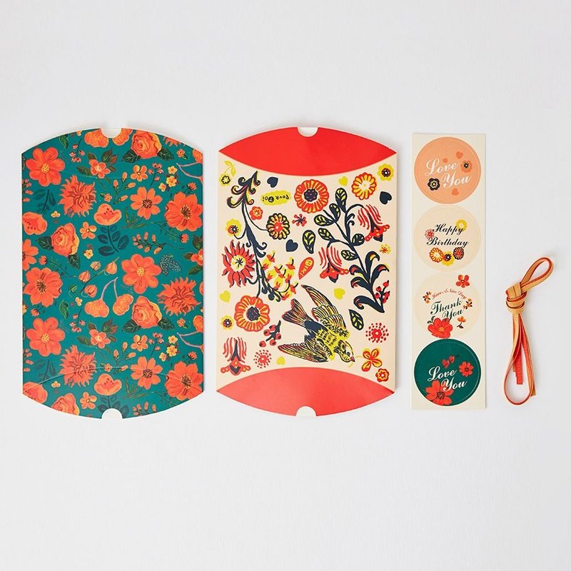 7321Design 彩绘涂鸦枕形礼物盒组S(2入)-NL娜塔莉,73D88377 - 包装材料 - 纸 多色