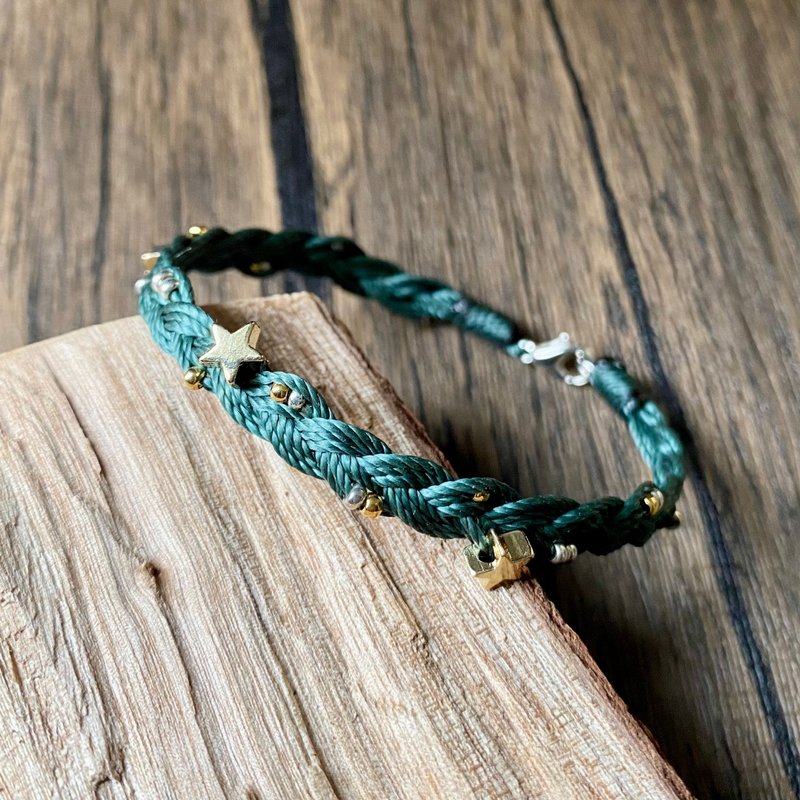 星辰 | 手工防水蜡线 | 毕业礼物 | 热销款式 - 手链/手环 - 棉．麻 