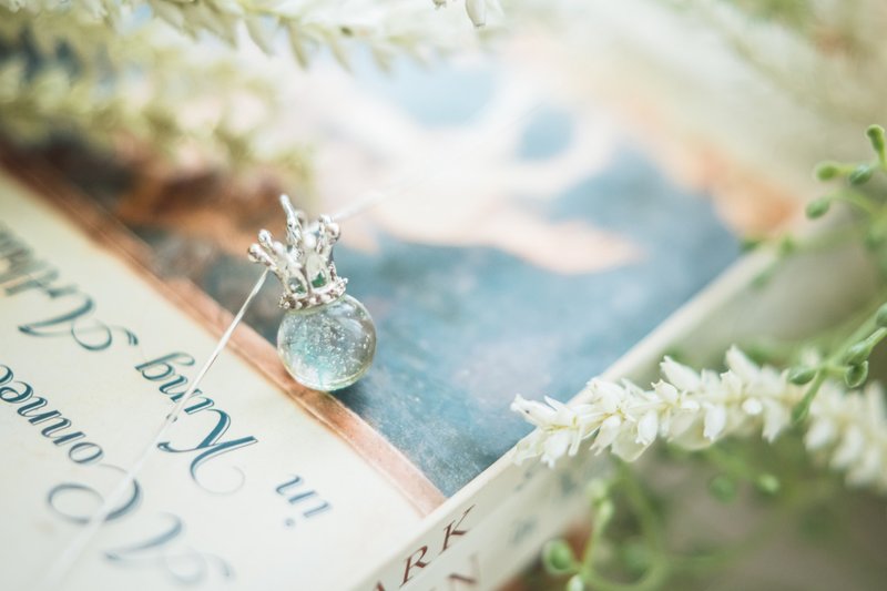 发晶-女王的诞生色 - 项链 - 纯银 银色