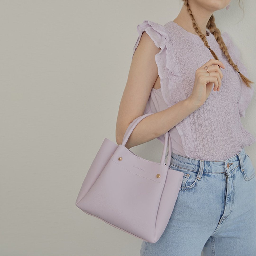 Bag to Basics 韓國製 LILY 包包附送化妝包 (P - 侧背包/斜挎包 - 人造皮革 