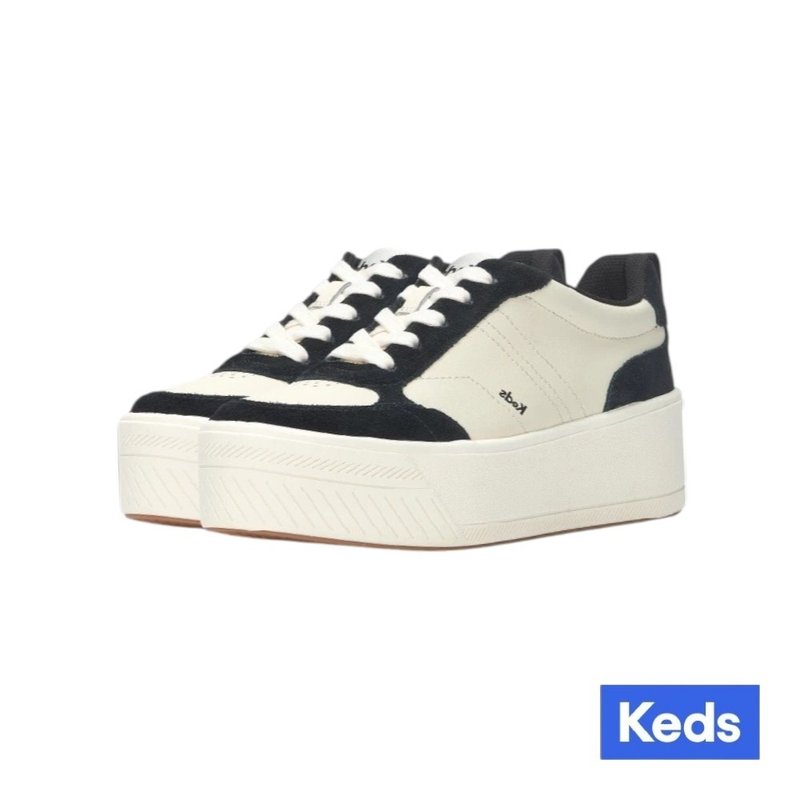 KEDS SKYLER II LEATHER/SUEDE 厚底皮革休闲鞋 厚底鞋 WH68428 - 其他女款皮鞋 - 真皮 