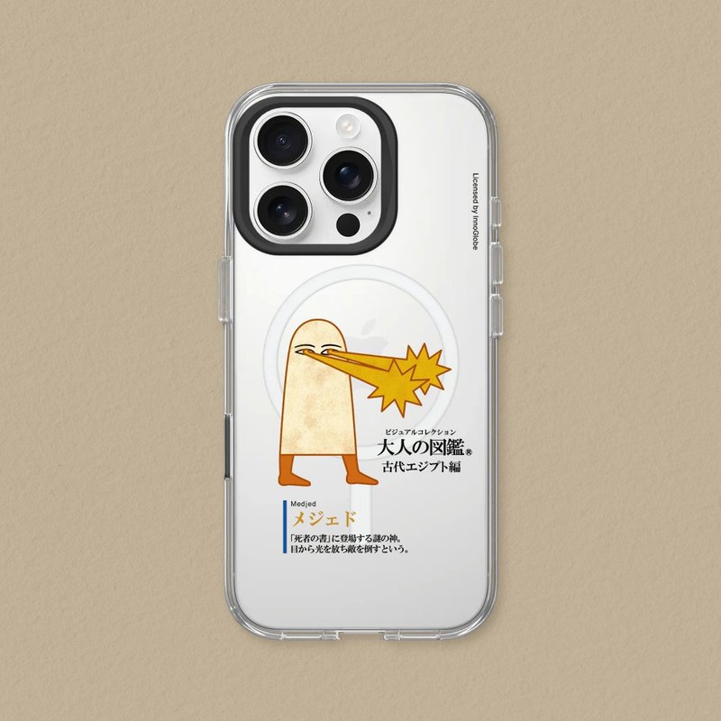 Clear(MagSafe兼容)透明防摔手机壳∣大人の図鉴/メジェド - 手机壳/手机套 - 塑料 透明