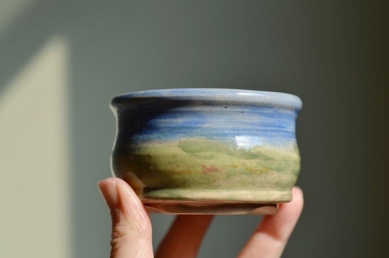 陶盆 | 山水 | 蓝天绿地 - 植栽/盆栽 - 陶 绿色