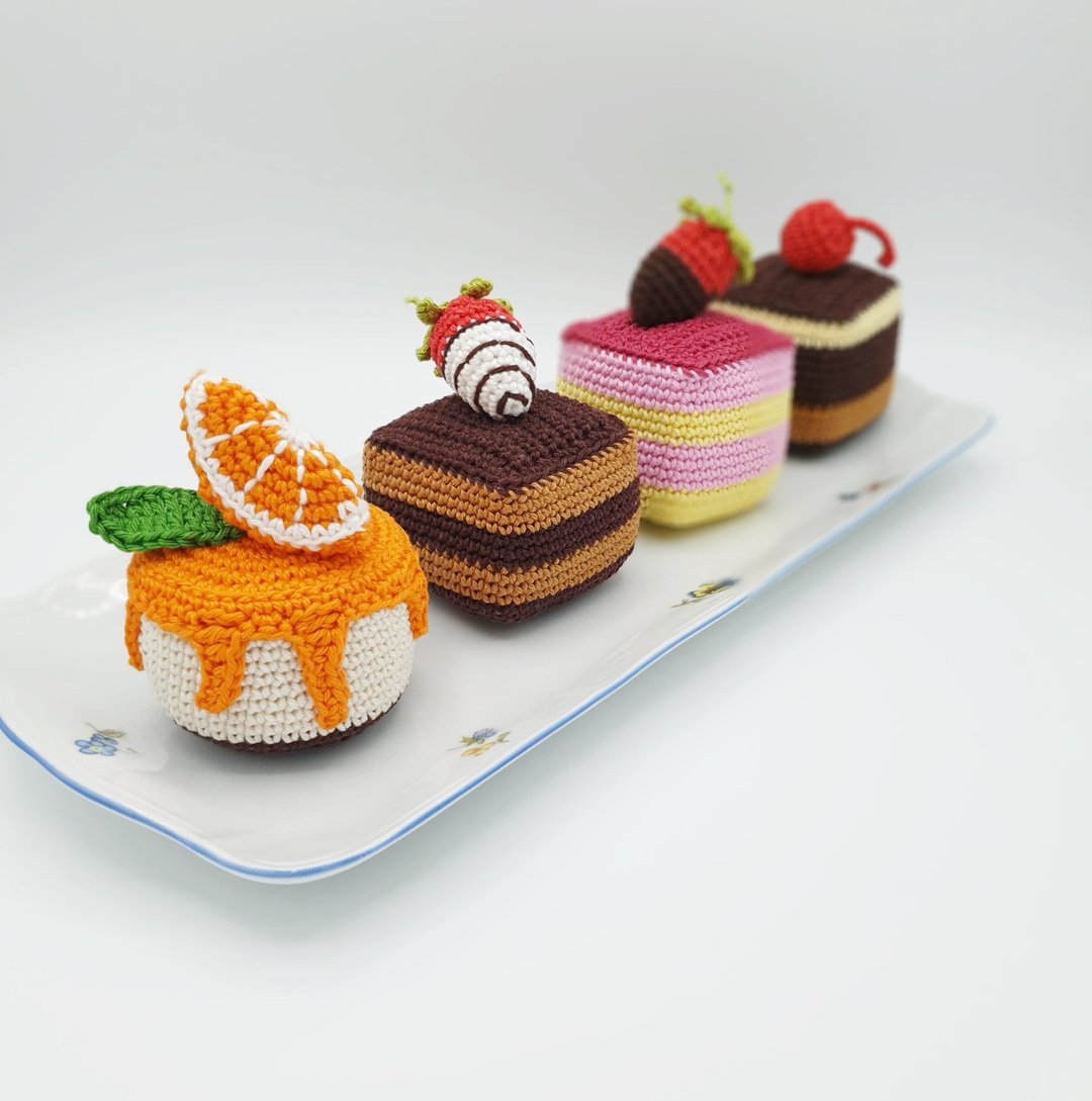 Set of Sweet Cakes | Amigurumi Crochet PATTERN PDF - 手工艺教程/工具书 - 其他材质 
