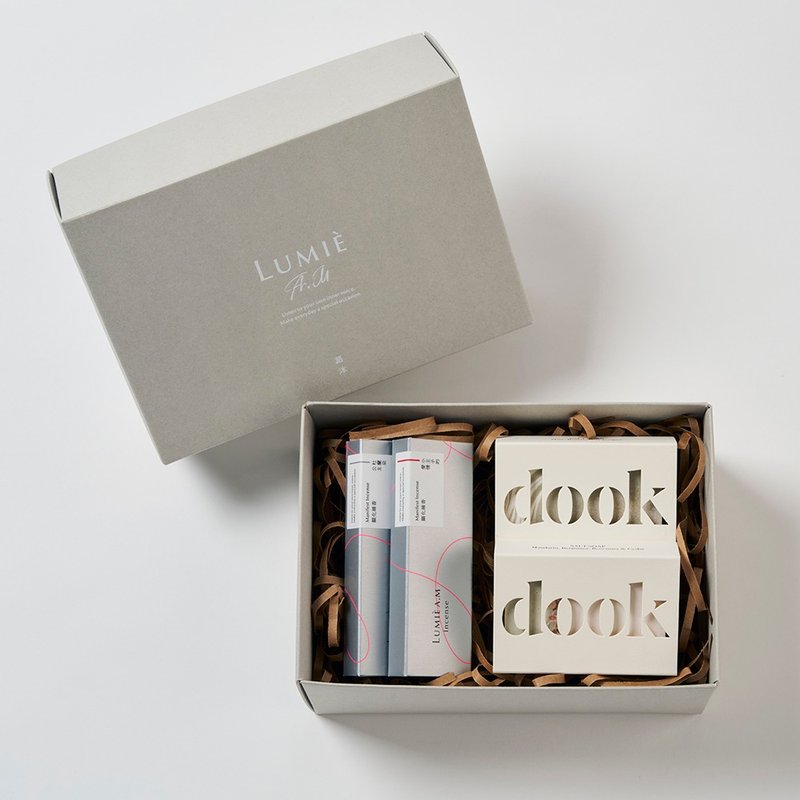 【24 小时出货】心之香气礼盒组 (自选礼盒外观) - 旅行套装 - 纸 咖啡色