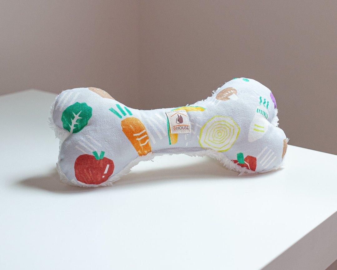 咬玩骨头 鲜香甜蔬 - 宠物玩具/咬玩 - 玩具 - 棉．麻 
