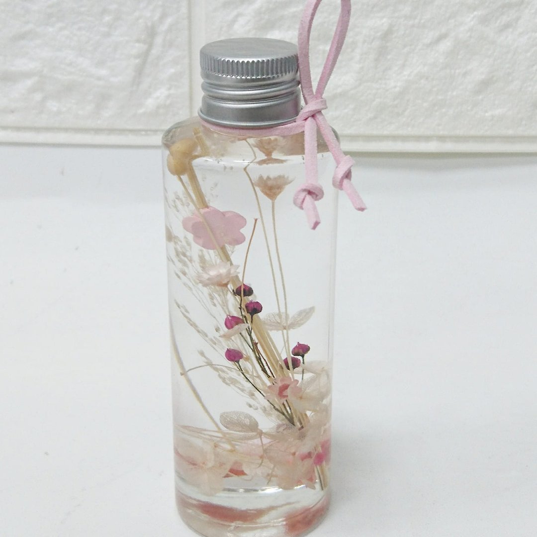 樱花粉浮游花礼 结婚捧花永生干燥花毕业谢师礼物生日毕业礼物七 - 摆饰 - 植物．花 粉红色
