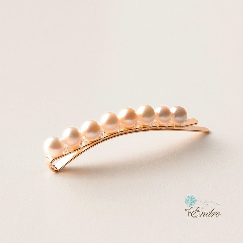ENDRO ACC 公主(A款)珍珠发夹 - 发饰 - 珍珠 白色