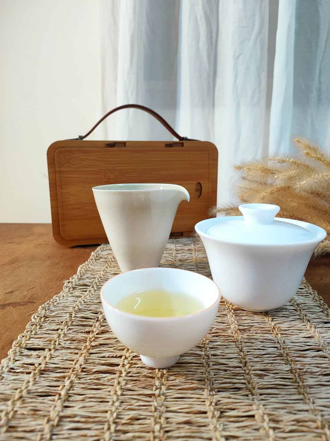 桂花乌龙茶 栀子花乌龙茶 提盒组 - 茶 - 纸 白色