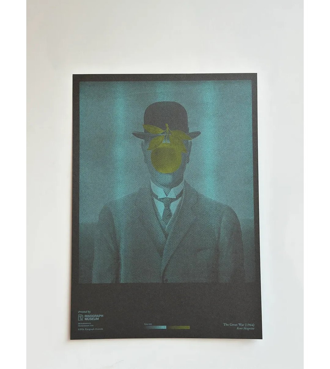 【 RISO名画 】伟大的战争—A3海报 - 海报/装饰画/版画 - 纸 灰色