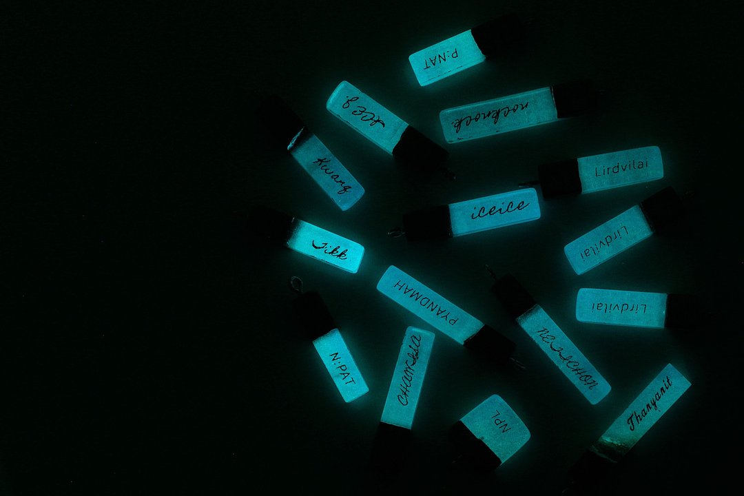 【ของขวัญสั่งทำพิเศษ】Your signature necklace x Let's glow!! (Teak wood) - 项链 - 木头 