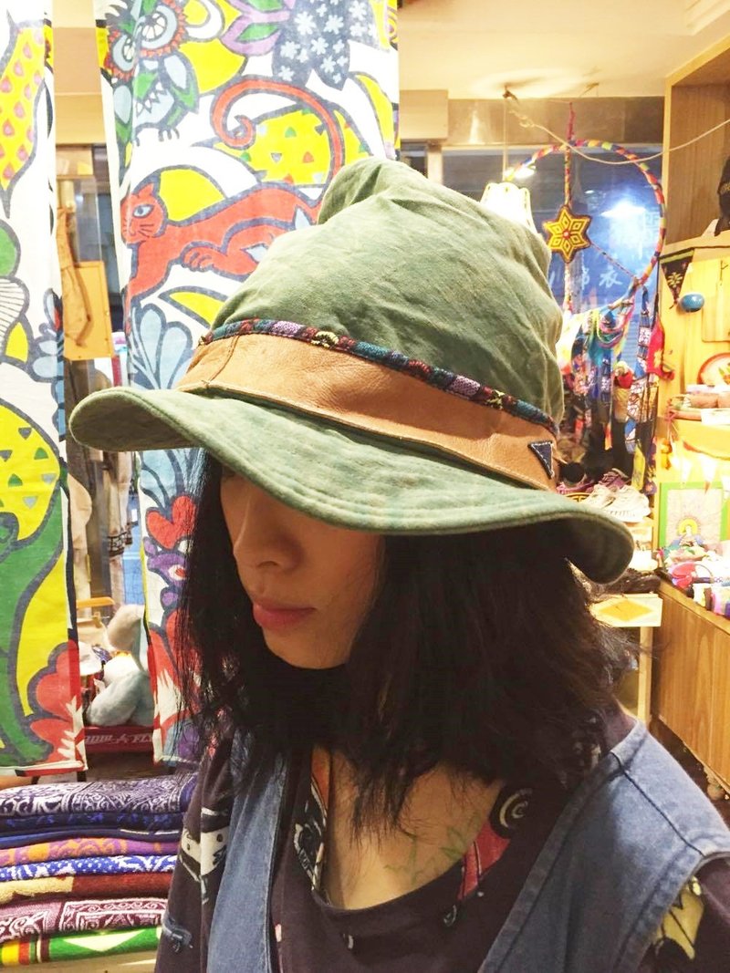 【预购中】✱石洗民族帽✱(三色) - 帽子 - 棉．麻 多色
