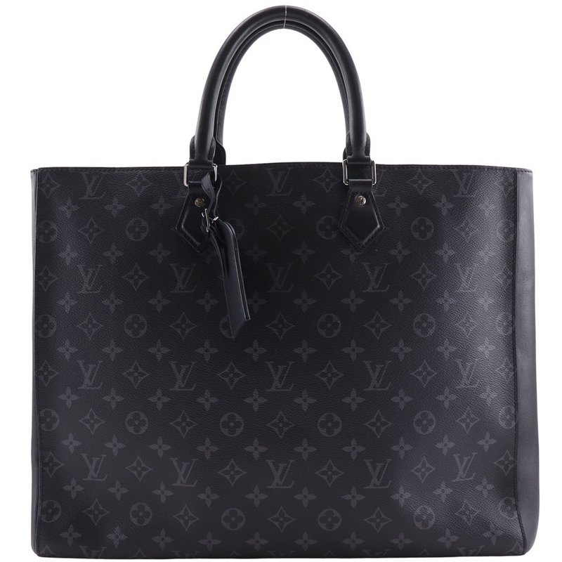 【日本直送】路易威登 LOUIS VUITTON Grand Sac 手提包 Monogram Eclipse 公文包 M44733 PVC 黑色 【二手】 - 手提包/手提袋 - 塑料 黑色