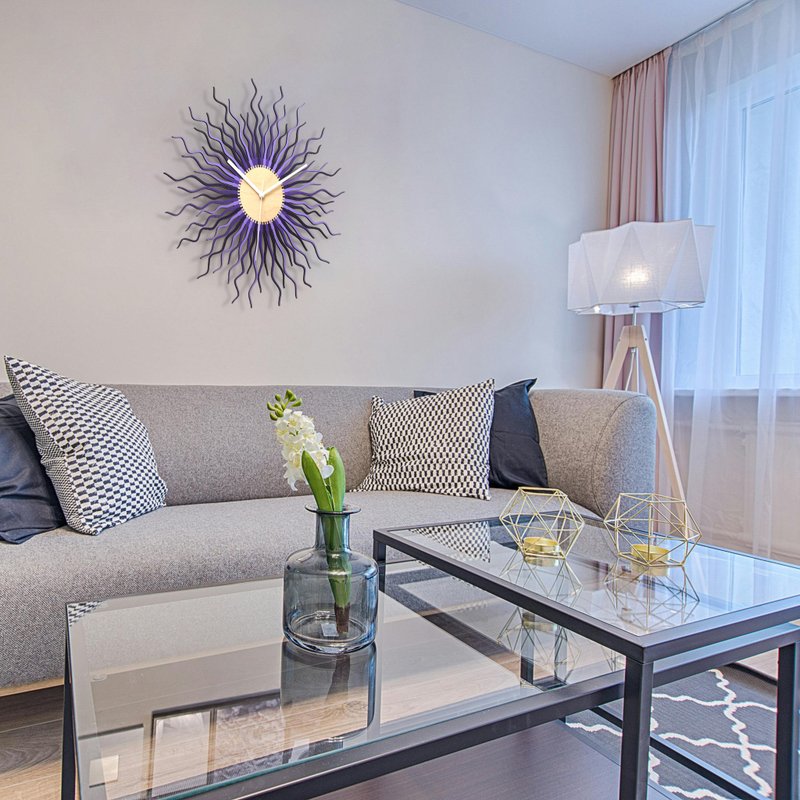 Medusa紫色 - 有机手工挂钟 - 时钟/闹钟 - 木头 紫色