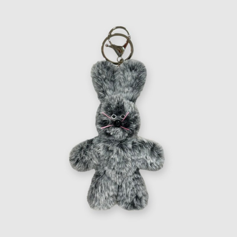 芝麻吊饰 - 钥匙链/钥匙包 - 压克力 灰色