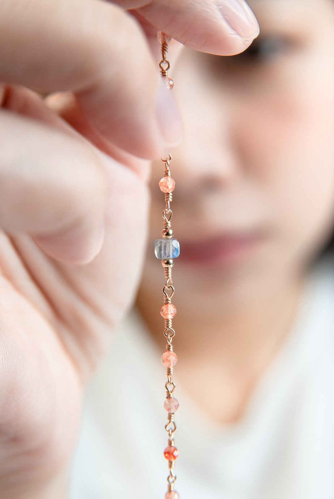 Same.Same Jewelry方糖排豆系列 - 手链/手环 - 半宝石 