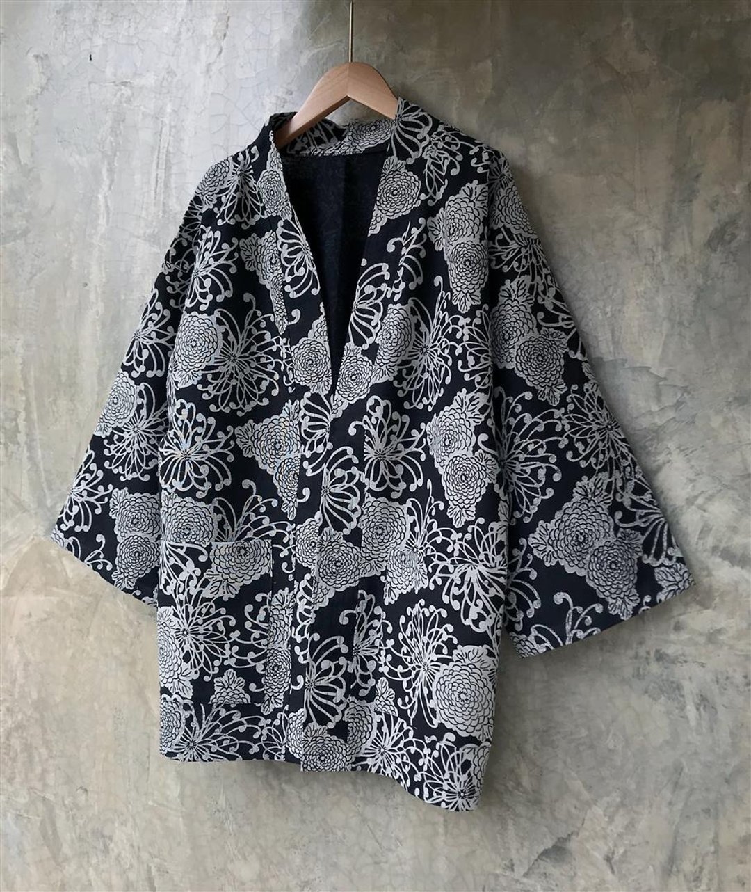 Yukata Overcoat, Unisex Yukata, Japan Kimono, Oversized Yuka - 女装针织衫/毛衣 - 棉 白色