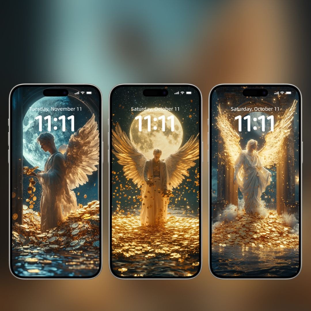 能量壁纸系列 |手机壁纸| 丰盛天使 能量手机壁纸 W0020 - 电子手绘真人画像/绘画/插画 - 其他材质 