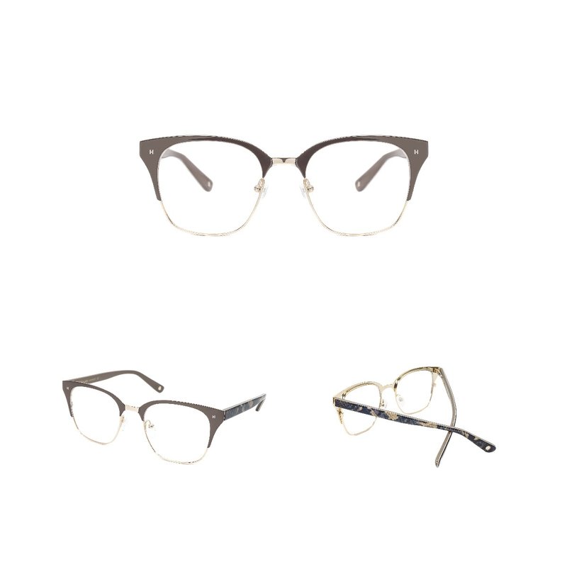 HEX Eyewear Johnny M 光学眼镜 | 眉框 | 台湾制 |金属胶框眼镜 - 眼镜/眼镜框 - 其他材质 