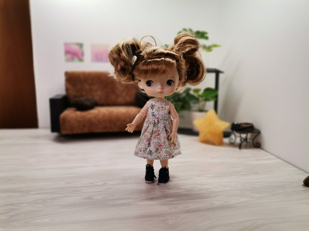 Dress for Xiomi Monst Doll - 玩具/玩偶 - 棉 白色