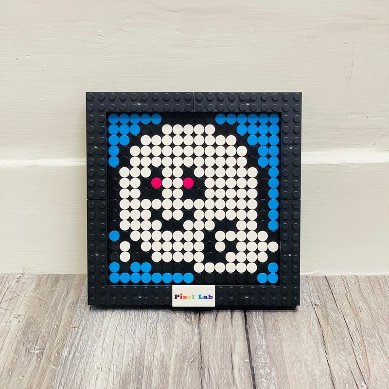 【拼图 礼物】万圣节系列 16X16 DIY套装-幽灵 - 拼图 - 塑料 黑色