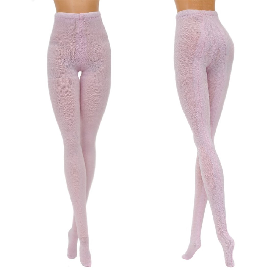 ELENPRIV pale pink tights accessories clothes Barbie doll 30cm 11 1/2 in. dolls - 玩具/玩偶 - 聚酯纤维 粉红色