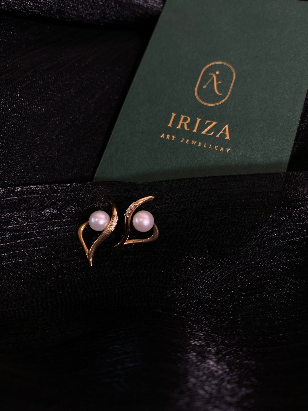 18K金我的珍珠耳环Hi Pearl! Earrings - 耳环/耳夹 - 贵金属 