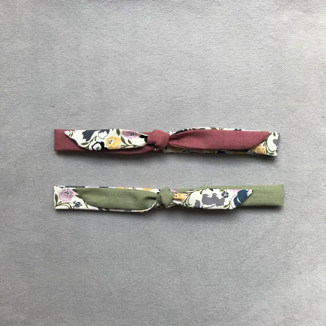 岛森家 / 细版发带 / 古堡花园 - 发饰 - 棉．麻 多色