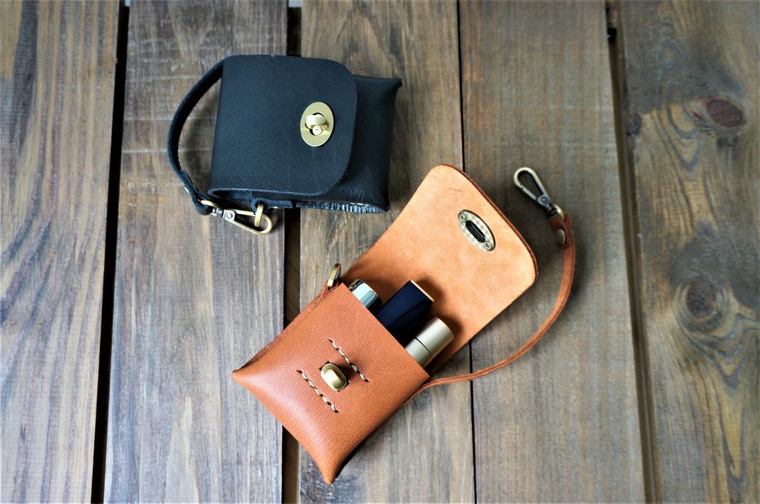 小化妆包 // Small Leather Pouch // 杂物包 // 唇膏收纳 - 化妆包/杂物包 - 真皮 