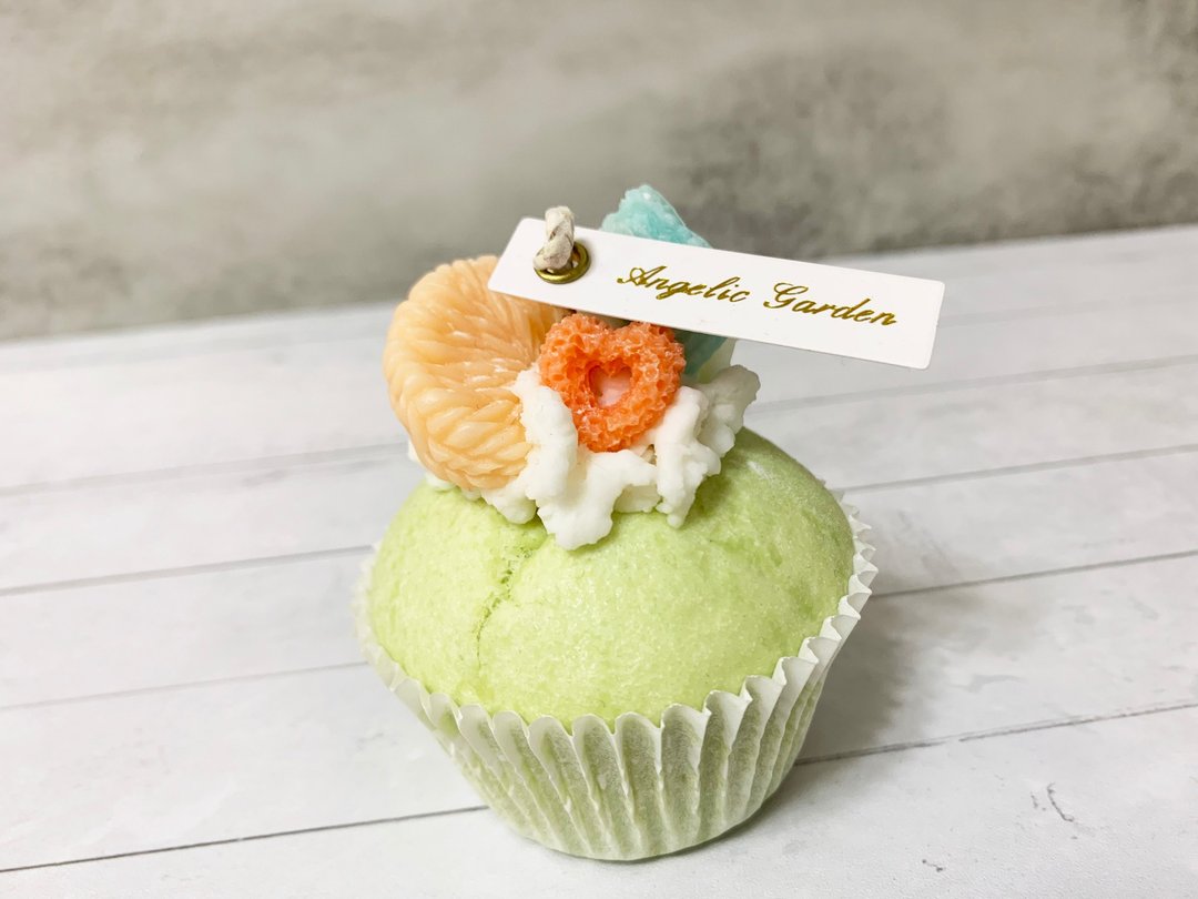 杂果Cupcake蜡烛 (草绿色) - 蜡烛/烛台 - 蜡 绿色