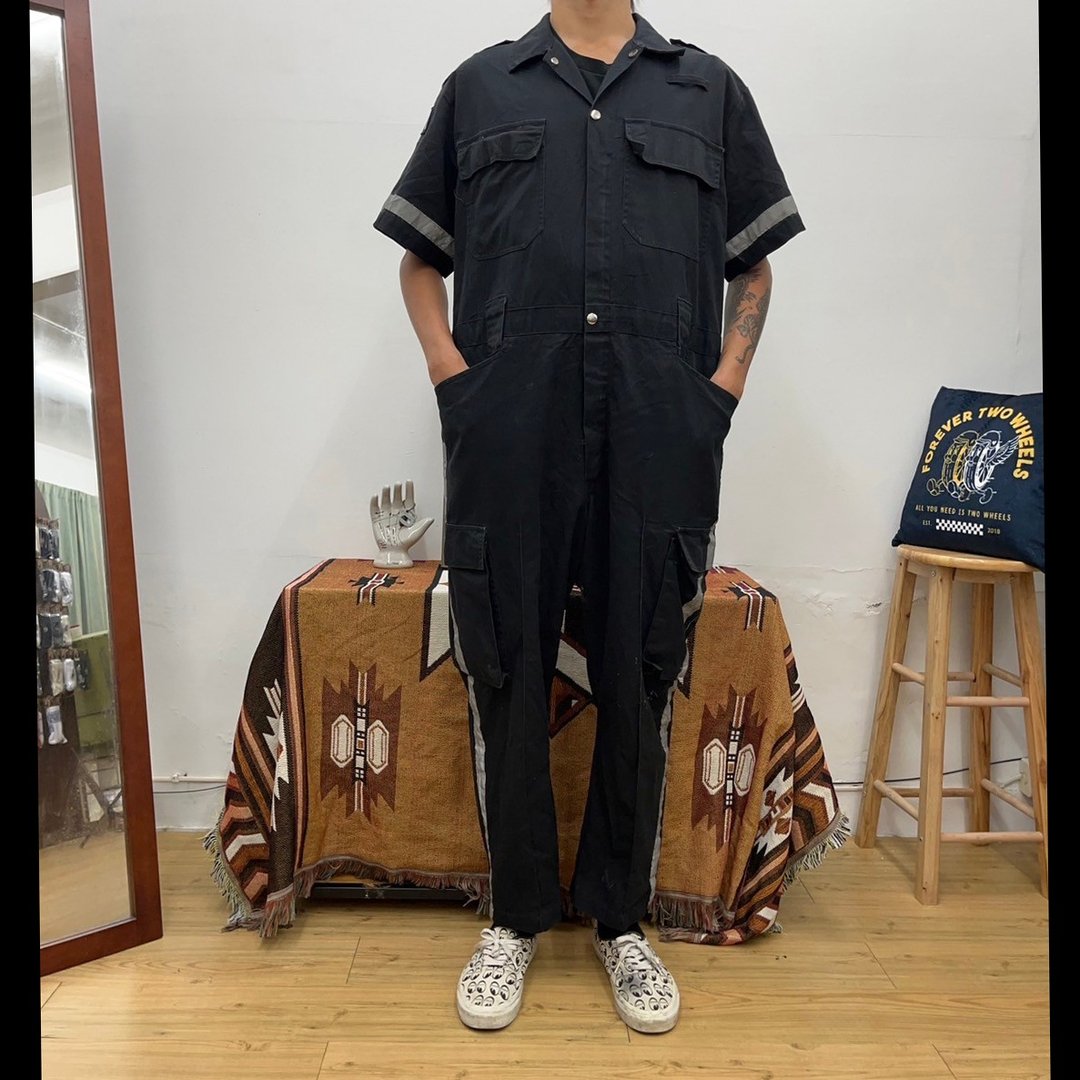 St. John Ambulance 圣约翰救护队 黑色 连身工作服 工作裤 二手 - 背带裤/连体裤 - 棉 黑色