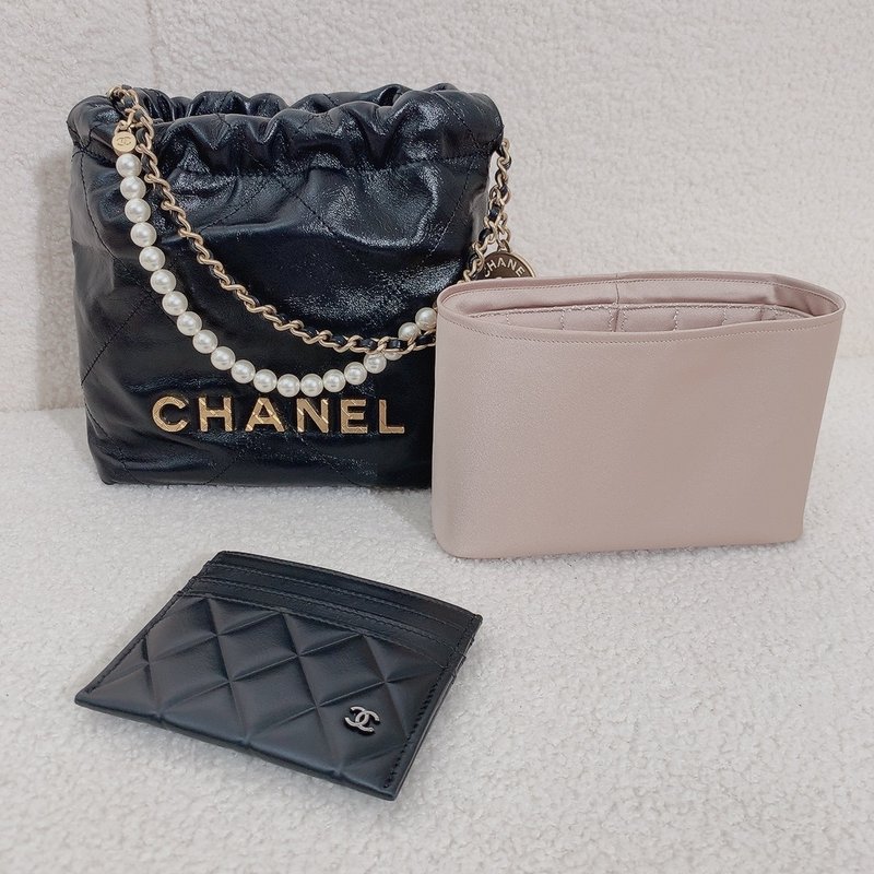 ibao 爱包乔莉包内袋 Chanel 22 中号.小号.mini 内胆包/包中包 - 化妆包/杂物包 - 防水材质 银色
