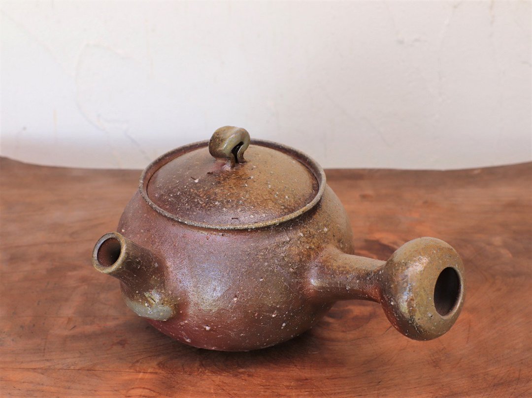 备前烧茶壶 K1-082 - 茶具/茶杯 - 陶 咖啡色