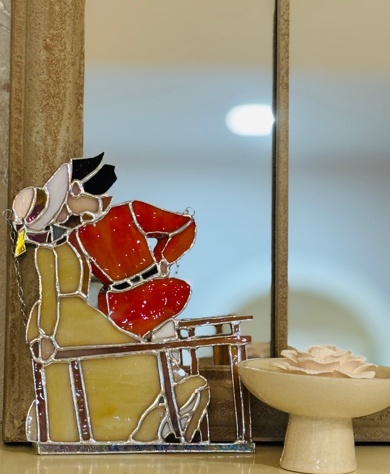 彩色玻璃-霍尔的移动城堡幸福大结局吊饰立饰烛台 - 摆饰 - 玻璃 