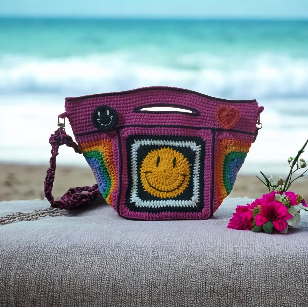 Smileybag - 手提包/手提袋 - 棉 