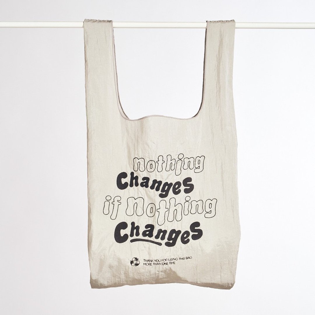 MAHANAKHON Shopping Bag - Nothing Change / Gray - 其他 - 棉 灰色