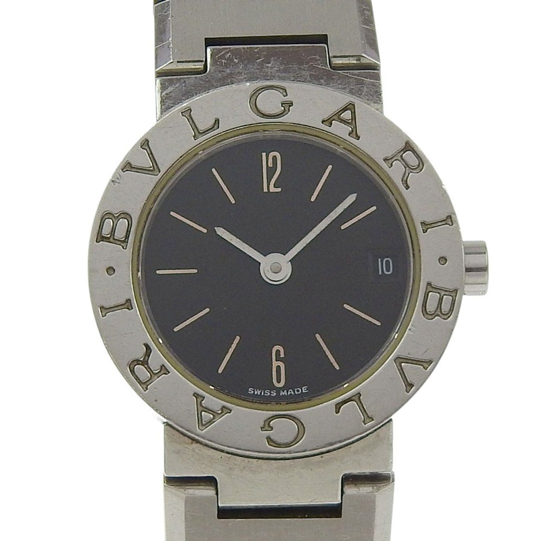 【日本直送】宝格丽 BVLGARI Bvlgari Bvlgari 腕表 BB23SS 不锈钢 石英 指针式显示 黑色表盘 женские【二手】 - 女表 - 不锈钢 黑色