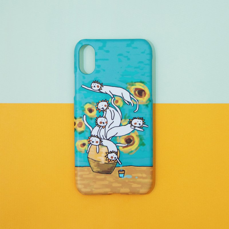 一盆向日葵猫手机壳 - 手机壳/手机套 - 其他材质 多色