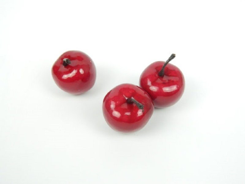 Red Apple Hair Clip Statement Woodland Burlesque Fun Cute Headwear Accessory Alternative Gothic Fashion Halloween Carnival Festival Fair - 发饰 - 其他材质 红色